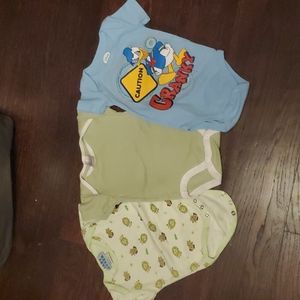 Set of 3 boy's onesies size 3-6 months